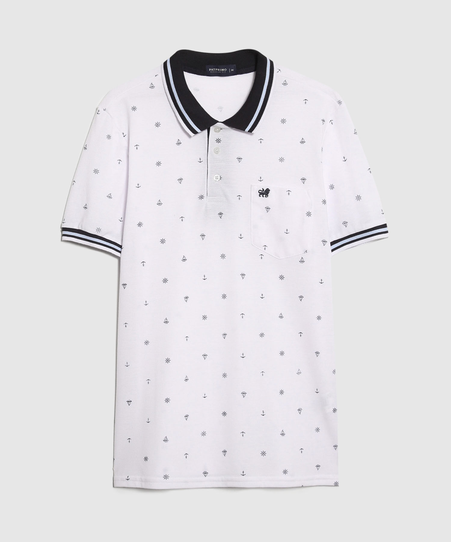 Polo Tejida Estampada