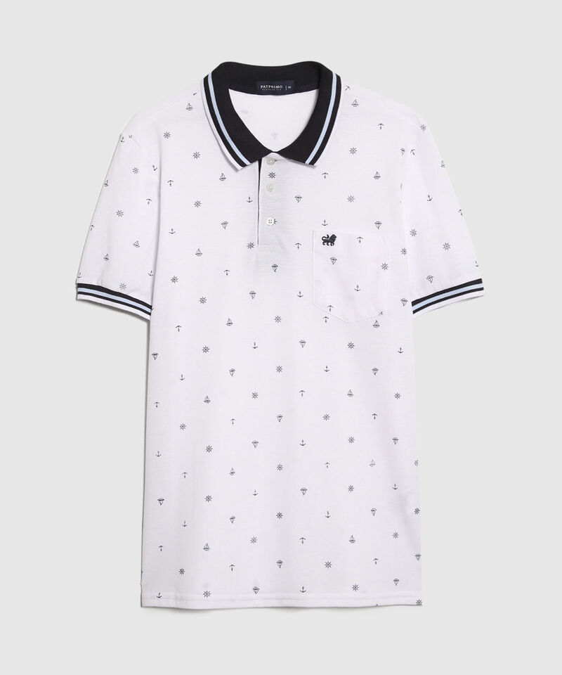 Polo Tejida Estampada