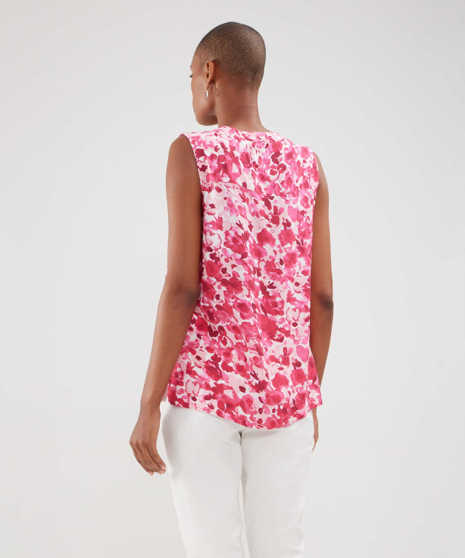 Blusa Manga Sisa Cuello Neru Estampada