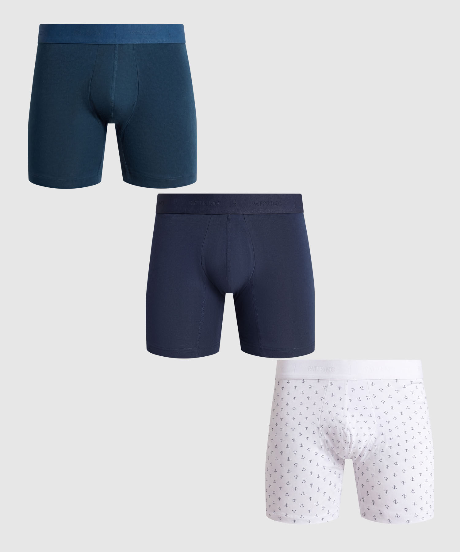 Pack x3 B&oacute;xers Medio Anat&oacute;micos para Hombre