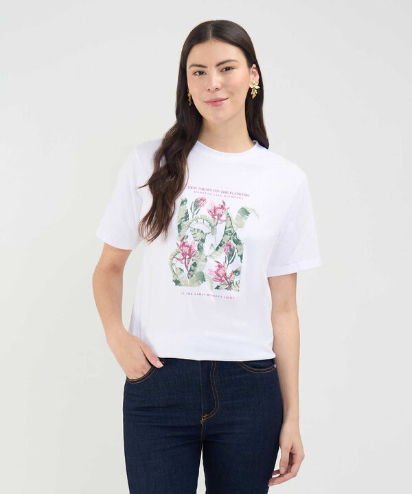 Camiseta Estampado Botánico image number null