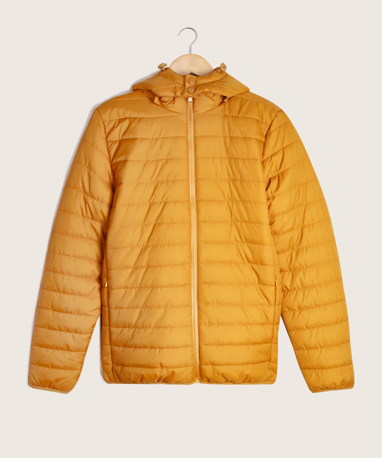 Chaqueta Acolchada Con Capota