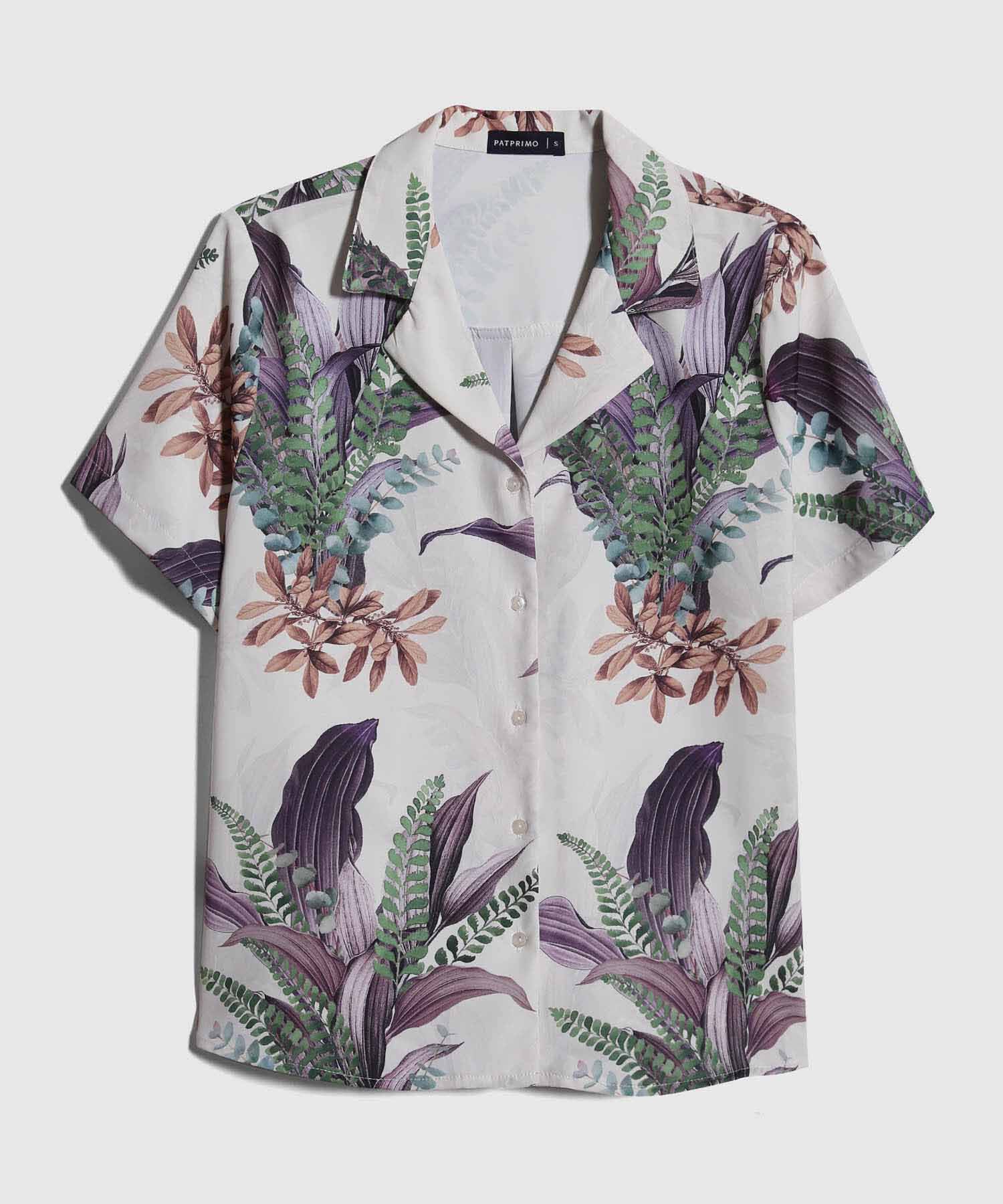 Camisa Estampado Botánico