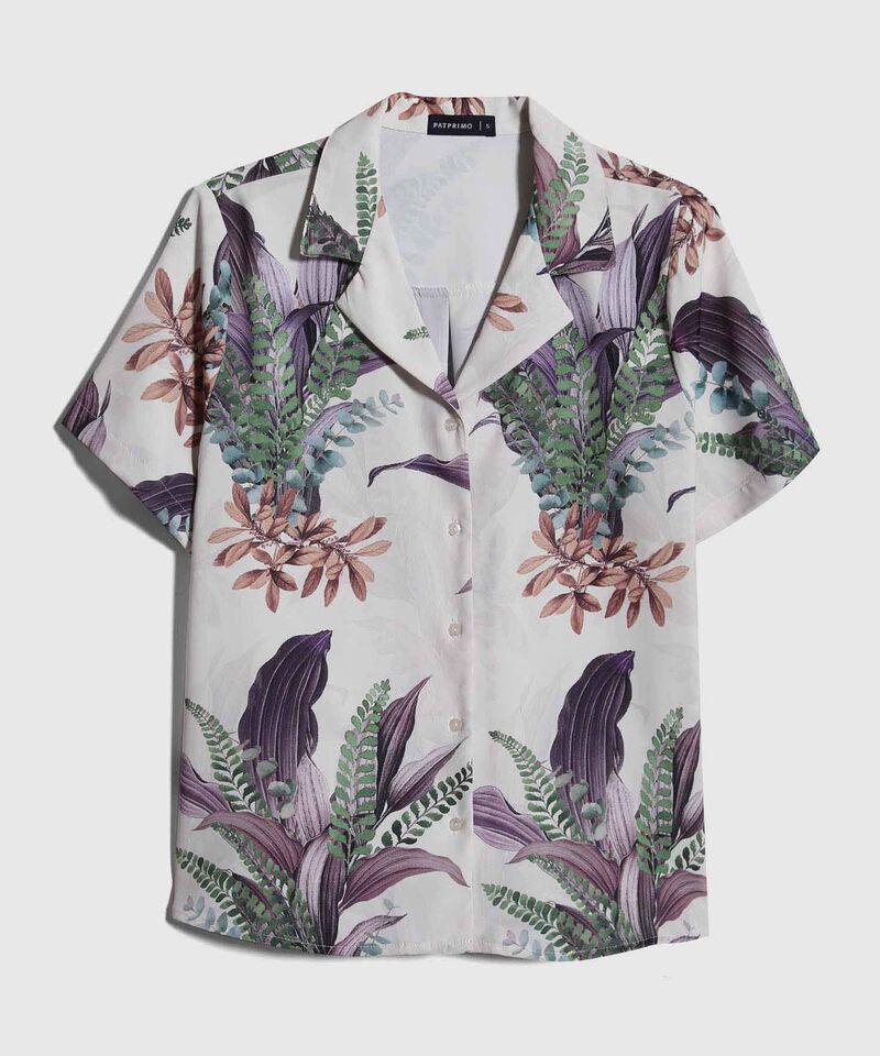 Camisa Estampado Botánico