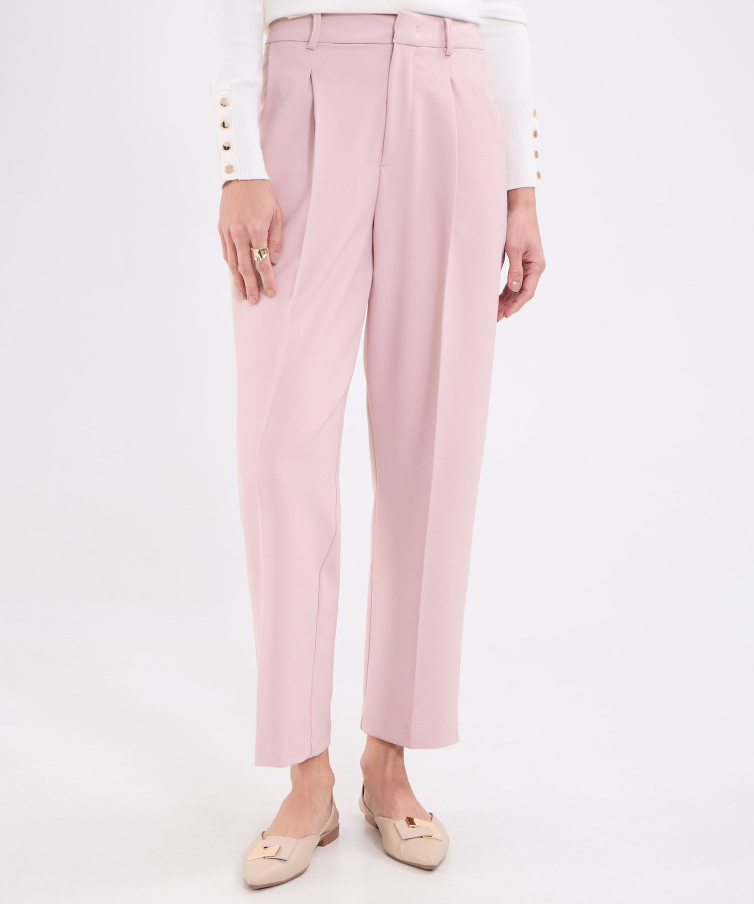 Pantalon unicolor para mujer