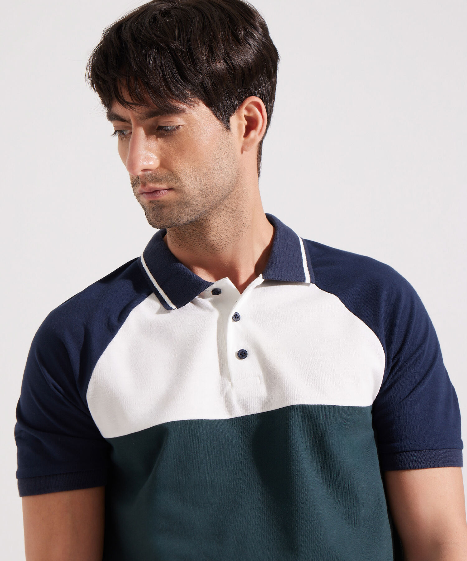 Polo Unicolor Bloques