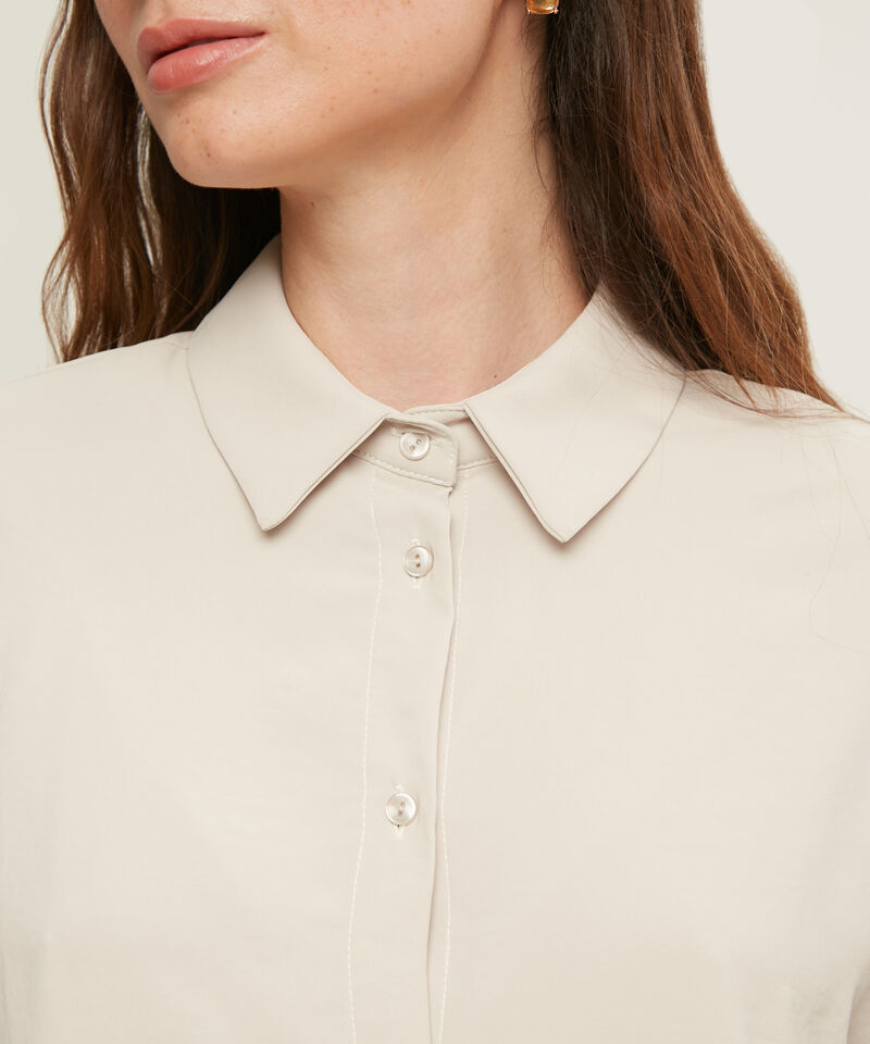 Camisa Unicolor Manga Larga