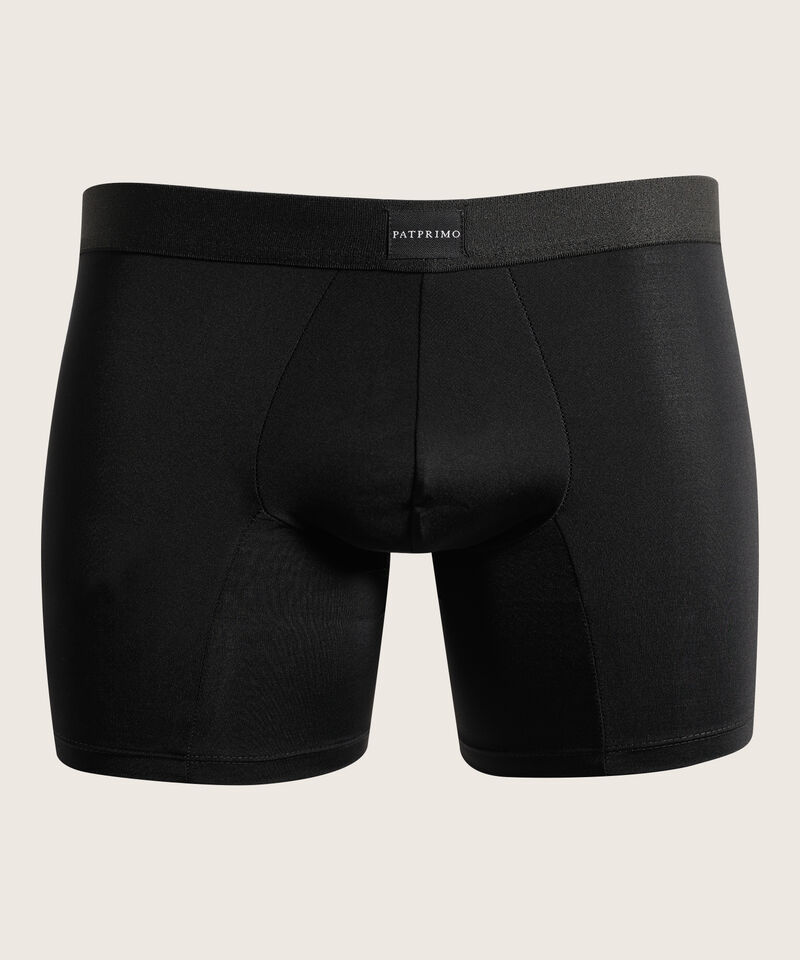 Boxer Pack X5 Medio Microfibra Unicolor Con Textura