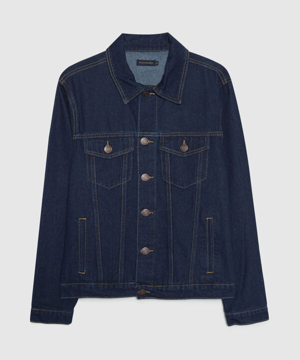 Chaqueta Trucker Azul Oscura