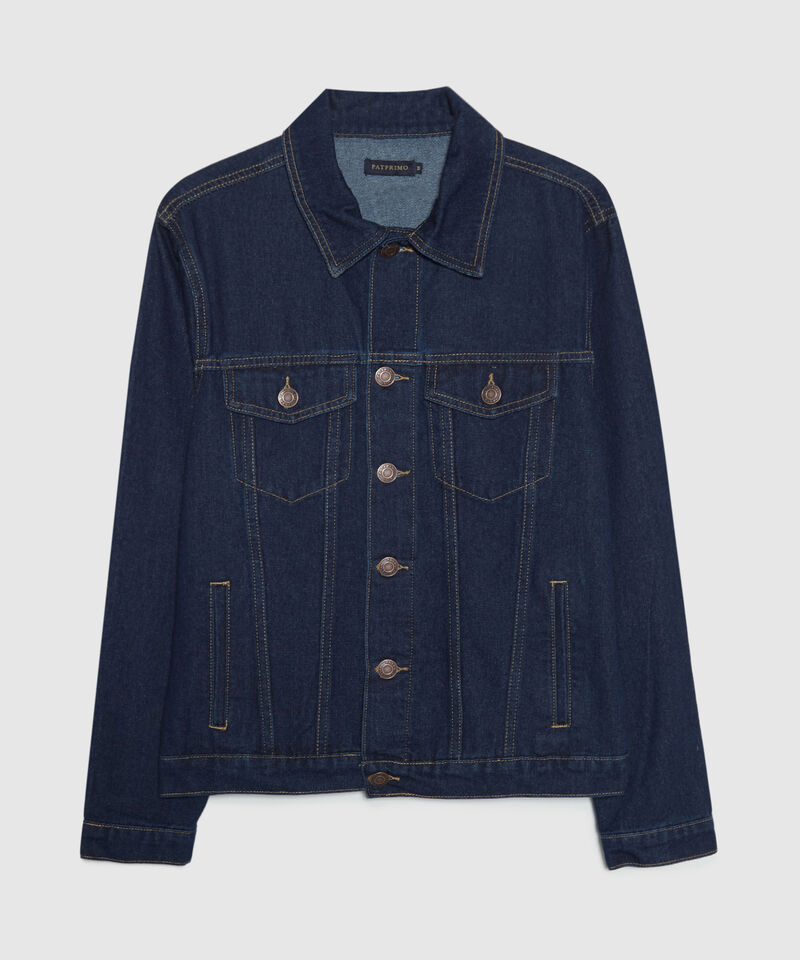 Chaqueta Trucker Azul Oscura
