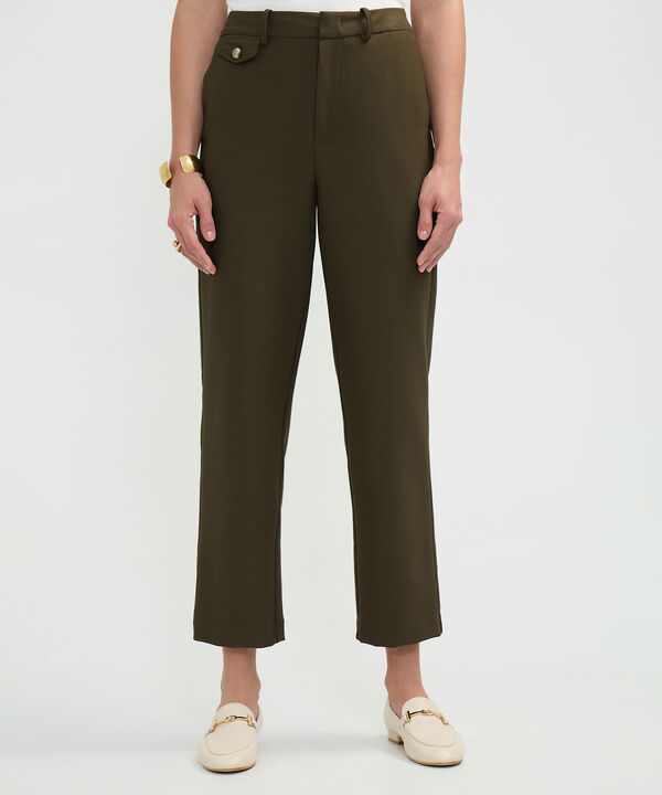 Pantalón Formal con Bolsillos image number null