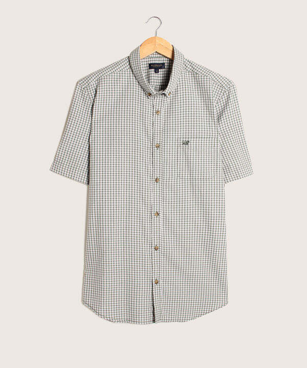 Camisa Manga Corta Preteñida