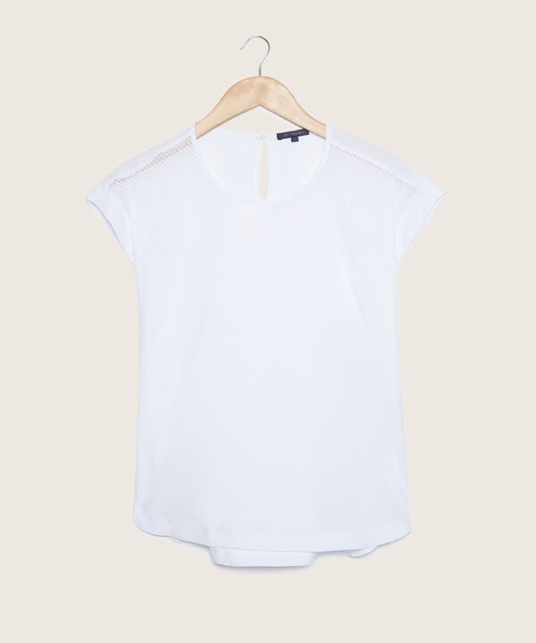 Blusa Manga Corta Con Canesu