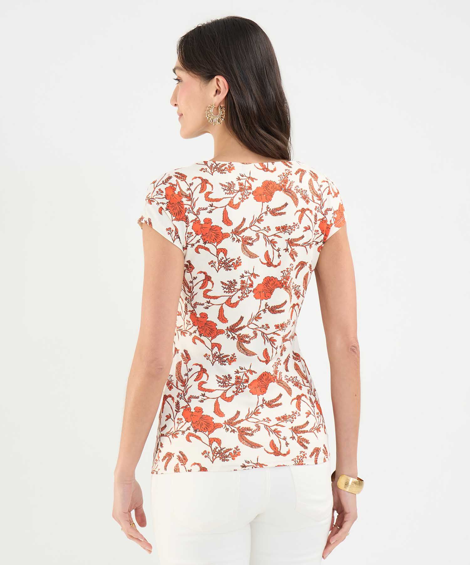 Blusa Estampado Botánico