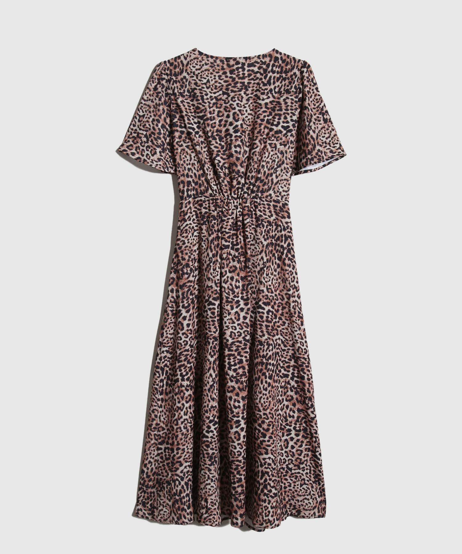 Vestido Estampado, Escote En V