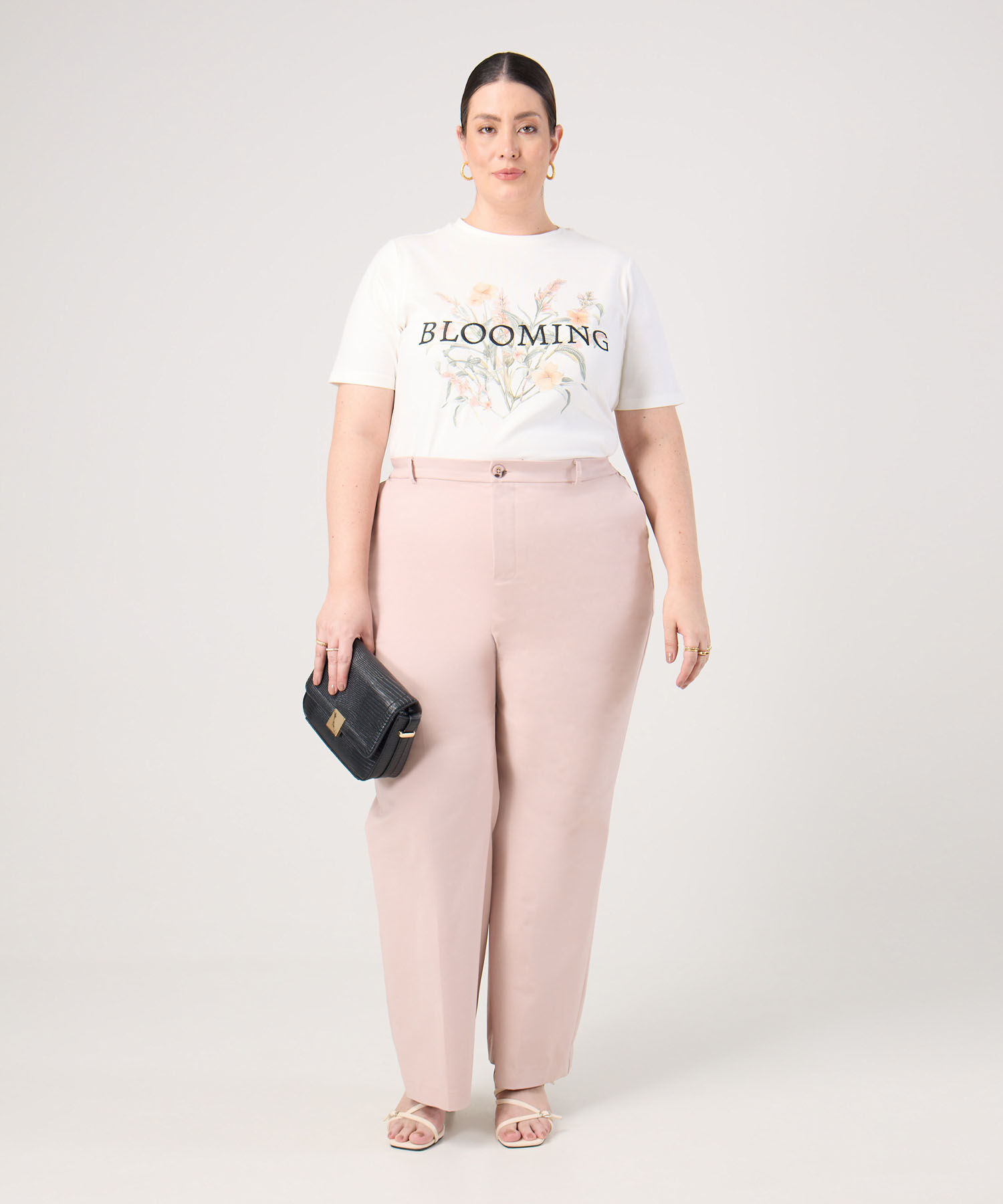 Pantal&oacute;n Recto Sastrero Para Mujer Curvy