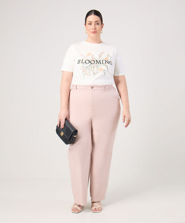 Pantal&oacute;n Recto Sastrero Para Mujer Curvy
