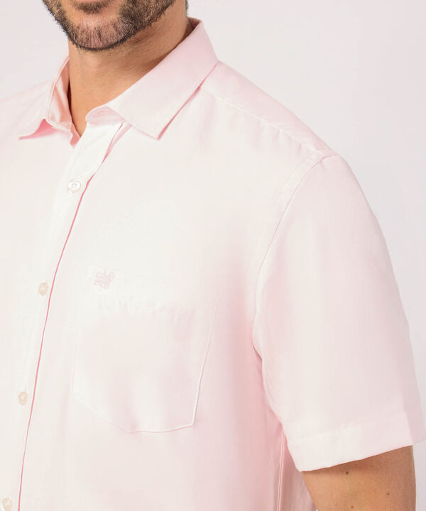 Camisa Unicolor Con Bolsillo  image number null