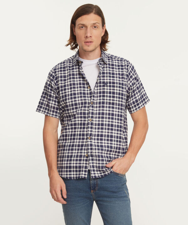 Camisa, Manga Corta Con Bolsillo image number null