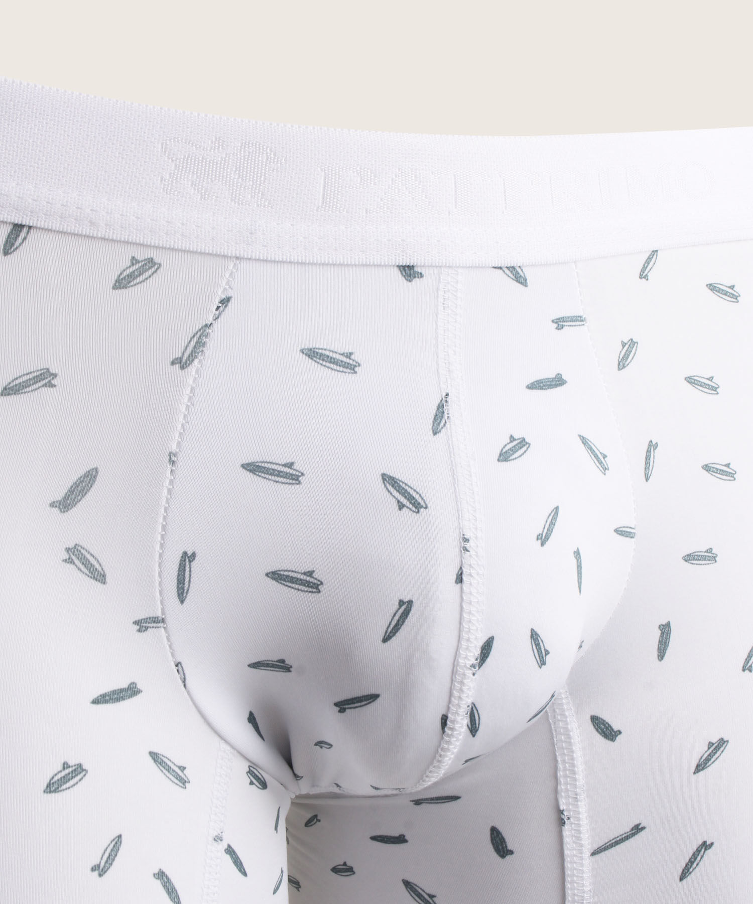 B&oacute;xer Medio Estampado En Microfibra 