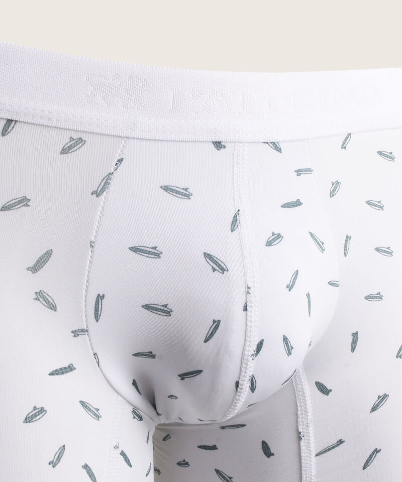 B&oacute;xer Medio Estampado En Microfibra 