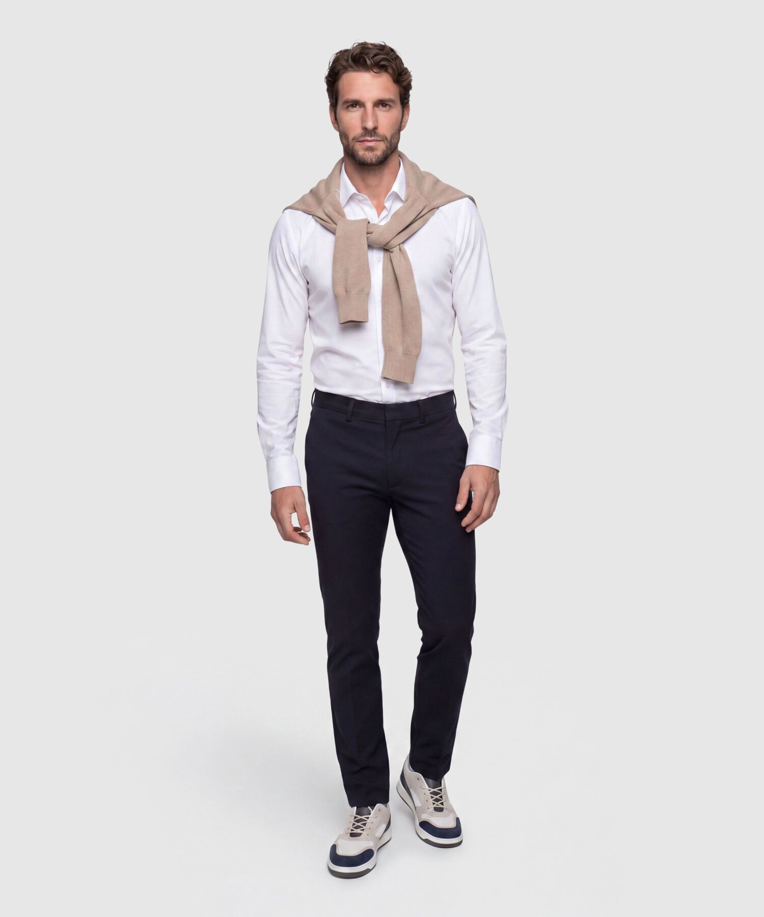 Pantal&oacute;n De Corte Cl&aacute;sico Para Hombre