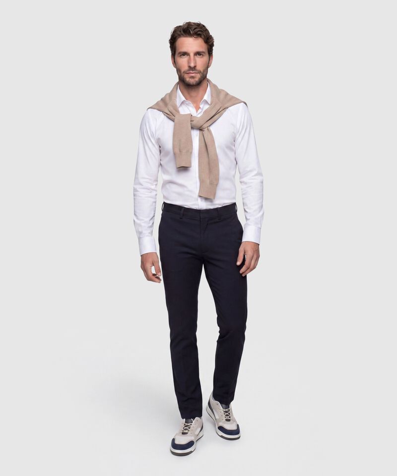 Pantal&oacute;n De Corte Cl&aacute;sico Para Hombre
