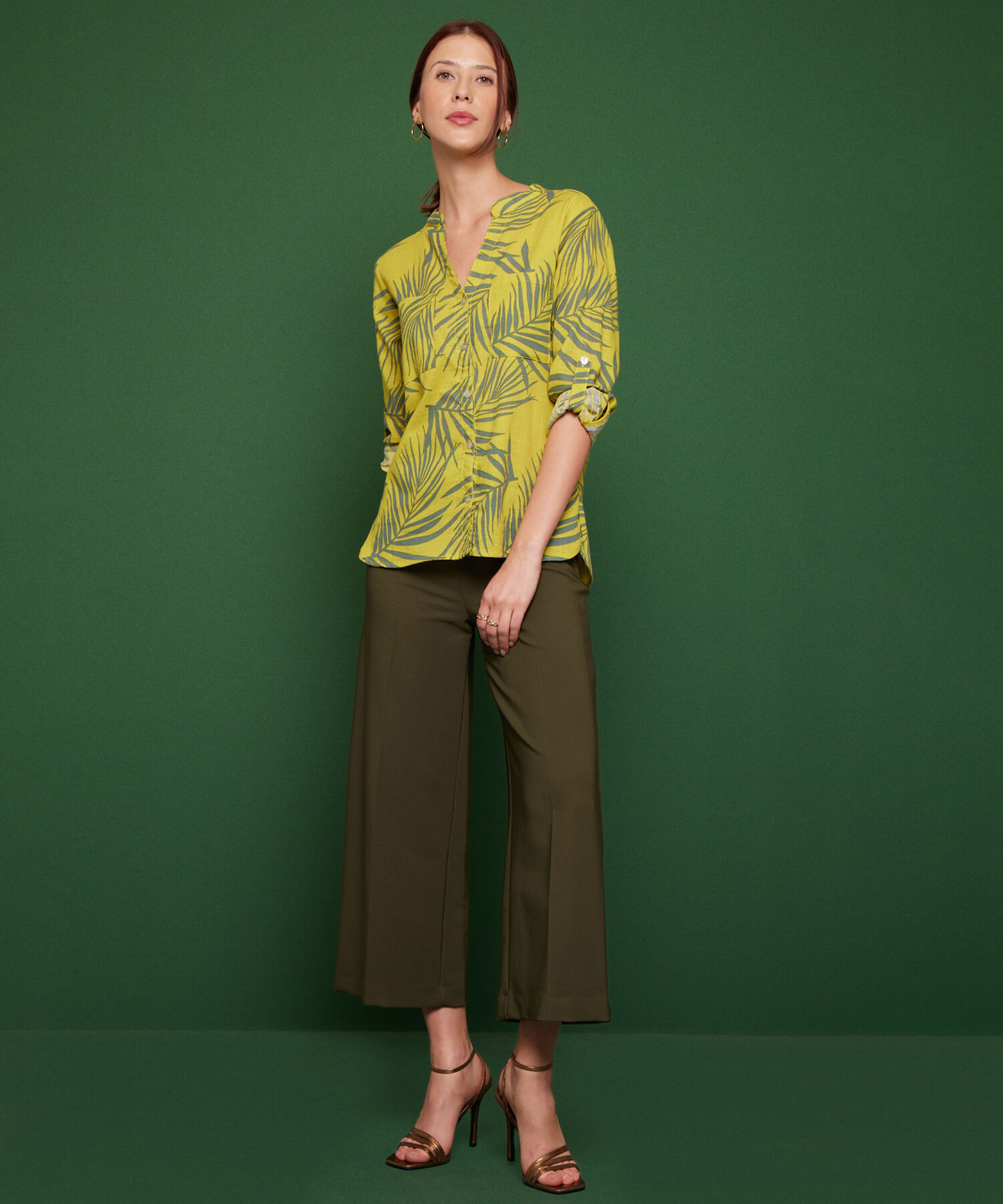 Pantalón Culotte Unicolor