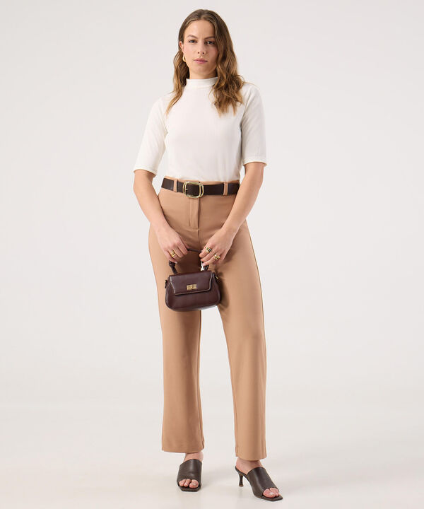 Pantalon Clásico Unicolor image number null