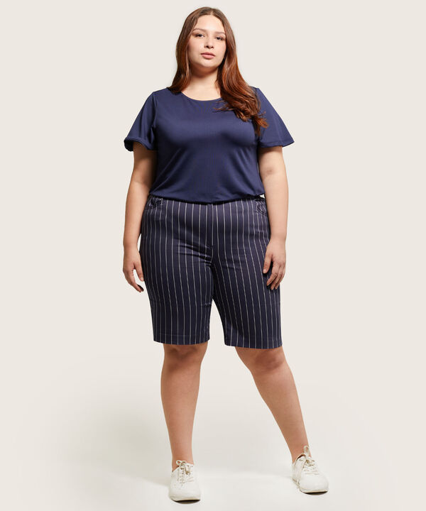 Bermuda Estampada  Rayas