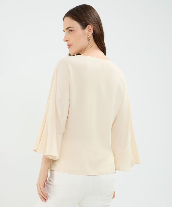 Blusa Manga ¾ con Boleros