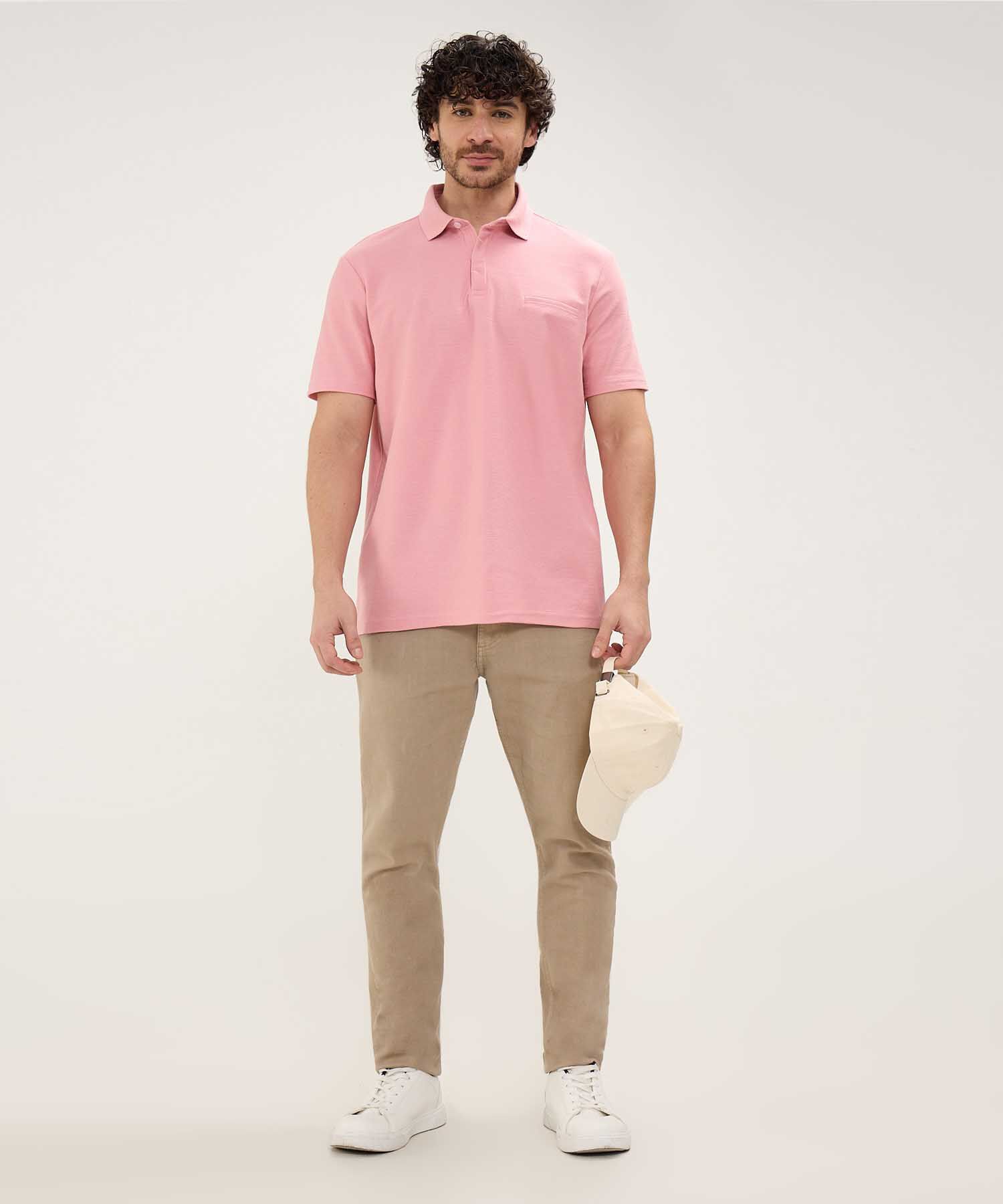 Polo Tejida con Bolsillo