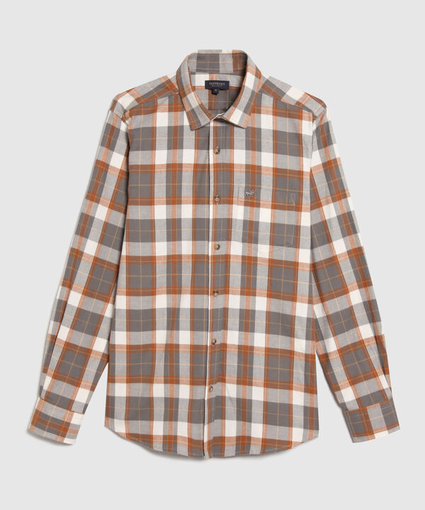Camisa Manga Larga A Cuadros