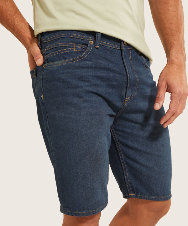 Bermuda Regular Tono Azul Oscuro