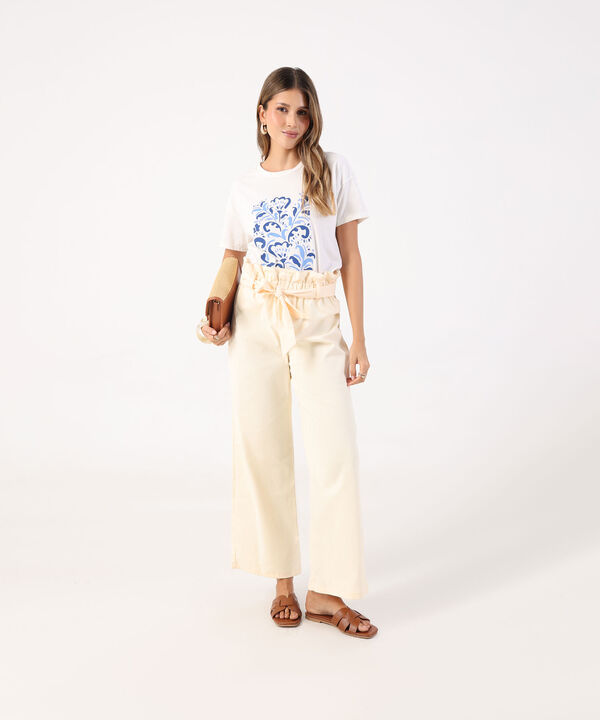 Camiseta Para Mujer Estampado Floral