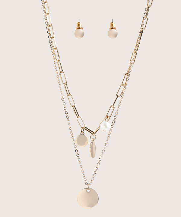 Set De Accesorios, Collar Y Aretes