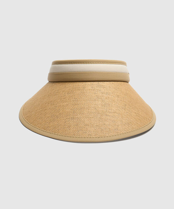 Visera De Sol Mujer En Tejido Natural