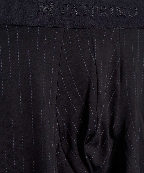 B&oacute;xer Ajustado Estampado Para Hombre