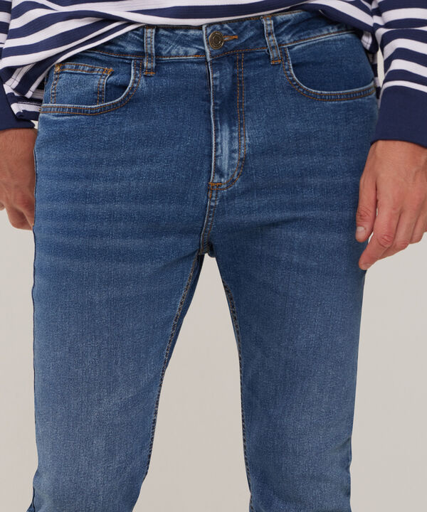 Jean Slim Tono Azul Medio image number null