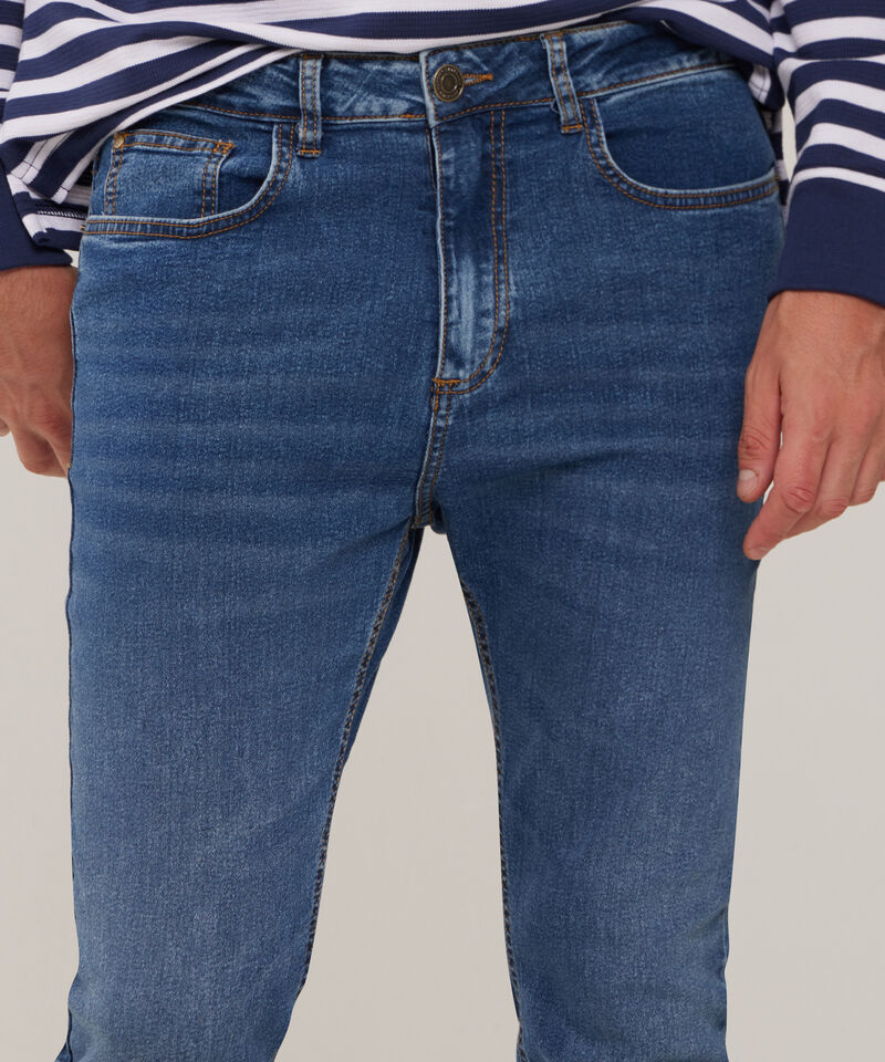 Jean Slim Tono Azul Medio