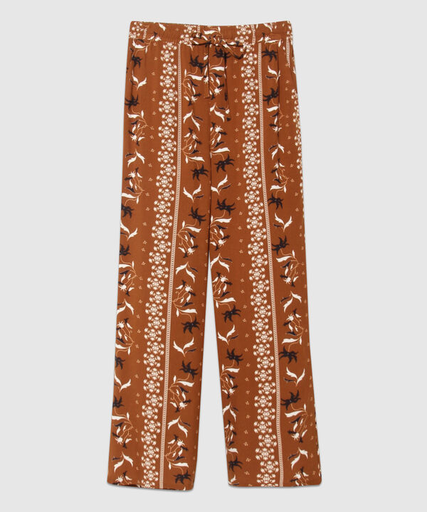 Pantalón Paper Bag Estampado