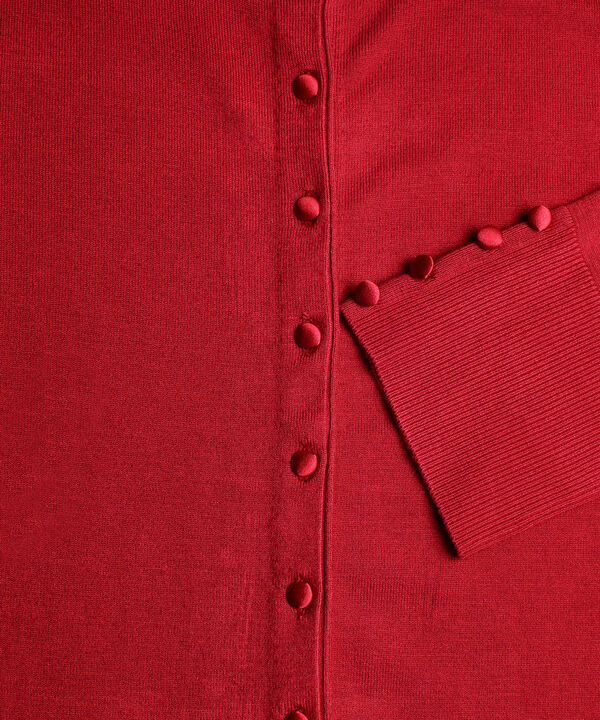 Saco Con Botones Unicolor