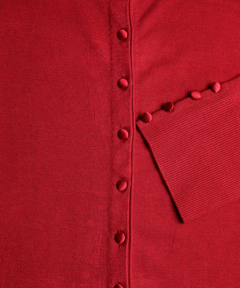 Saco Con Botones Unicolor