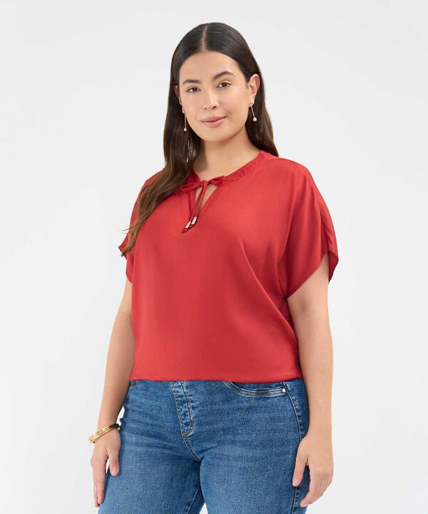 Blusa Cuello Mao image number null