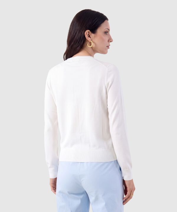 Saco Tejido Con Botones Para Mujer