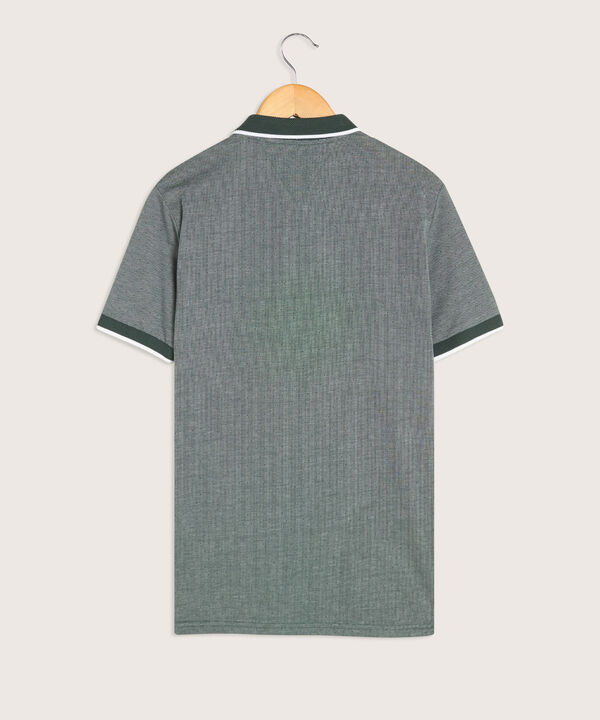 Polo Cuello Tejido, Con Bolsillo