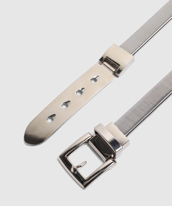 Cinturón Metálico Delgado Elástico Para Mujer image number null