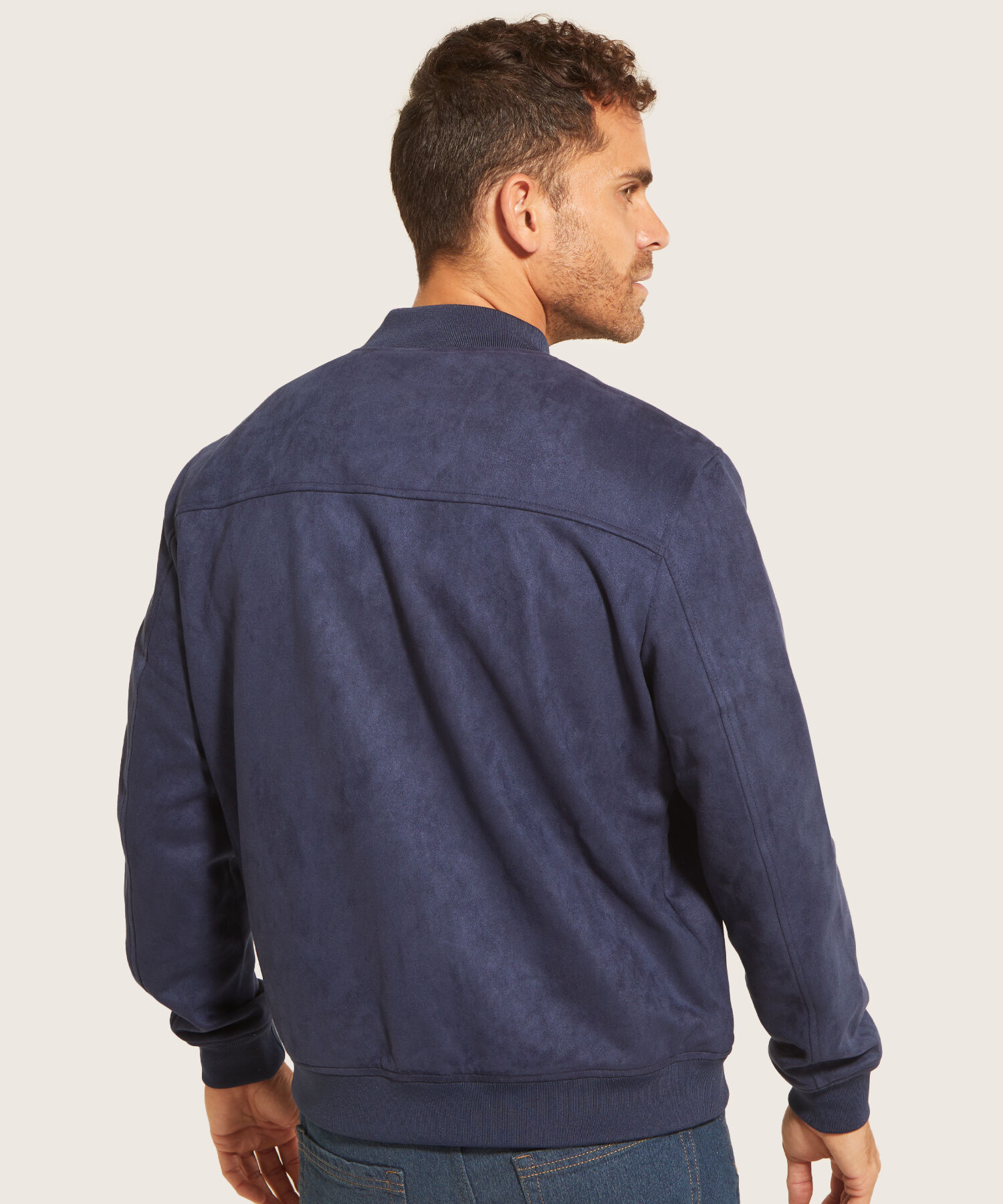 Chaqueta Tipo Bomber Con Bolsillos