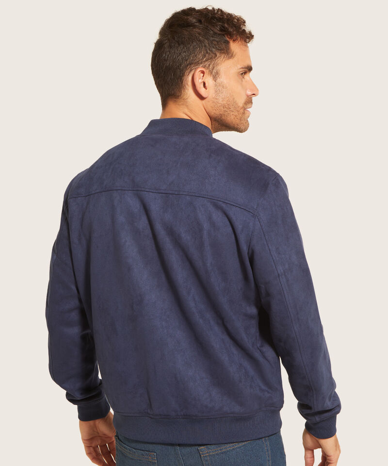 Chaqueta Tipo Bomber Con Bolsillos