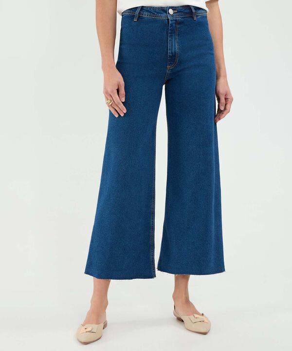 Jeans Culotte Tono Medio image number null